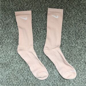 Light Pink Nike Crew Socks